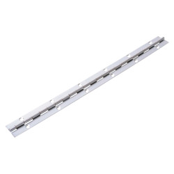 Altro Heavy Mild Steel Continuous Piano Hinge - 2134 x 32 x 1mm - Zinc Plated