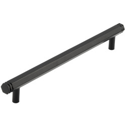 Hoxton by Frelan Nile 15mm Hex T-Bar Cabinet Pull Handle - 224mm c/c - Black