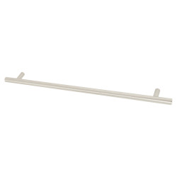 Touchpoint 12mm T-Bar Cabinet Pull Handle - 288mm Centres - Satin Nickel