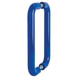 Hoppe AR602/300 Nylon D-Bar Door Pull Handle - Back to Back - 300mm c/c - Cobalt Blue