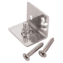 Klug Straight Sliding Door Gear Face Fix Brackets - 100kg Max Door Weight - Pack of 10