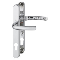 Hoppe Tokyo M1710RH/3841N uPVC Multipoint Door Handle - Long Plate - 92mm c/c - Polished Chrome