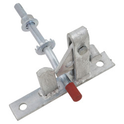 Self Locking Auto Gate Catch - 180 x 30 x 115mm - Galvanised