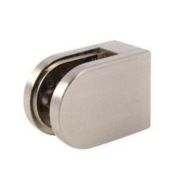 Bohle D Shaped Balustrade Clamp - 63 x 45mm - Stainless Effect - Pack of 4