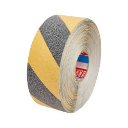 Tesa 60951 Safe Footing Anti-Slip Tape - 50mm x 15m - Black/Yellow