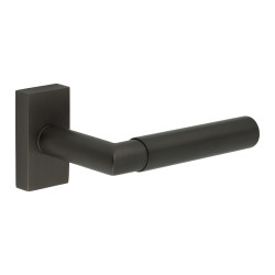 CRES by Frelan CR-102 uPVC Multipoint Door Handle on Rectangular Rose - Dark Bronze