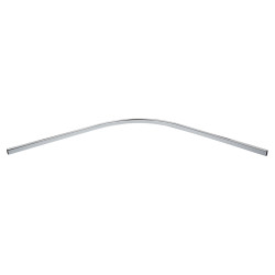 Rothley 90° Curved 30 x 15mm Oval Hanging Rail Tube - Polished Chrome