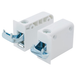 Blum Wall Cabinet Mounting Set Left & Right Hanger - White