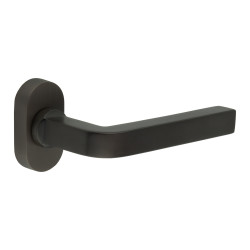 CRES by Frelan CR-104 uPVC Multipoint Door Handle on Oval Rose - Dark Bronze