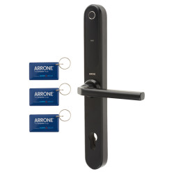 Arrone AR4750 Electronic Multipoint Smart Lock Door Handle - Black