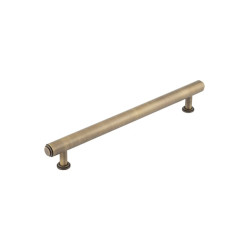 Burlington by Frelan Belgrave 18mm Stepped T-Bar Cabinet Pull Handle - 224mm c/c - Antique Brass