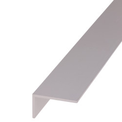 Rothley 1000mm Aluminium Angle - Unequal Sided - 25 x 20 x 1.5mm - Anodised