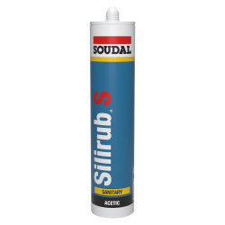 Soudal Silirub S Sanitary Silicone - 300ml - Grey