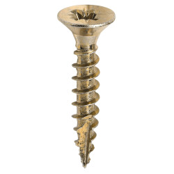 TIMCO Classic Pozi Countersunk Wood Screws - 4.5 x 25mm - Yellow Zinc - Pack of 200