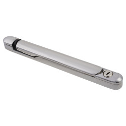 Jackloc uPVC Inline Espagnolette Locking Multipoint Window Handle - 30mm Spindle - Dual - Pol Chrome