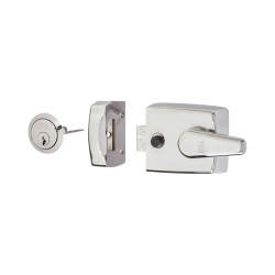 ERA Replacement Nightlatch - 60mm Backset - Polished Chrome Case/Cylinder