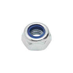 Self Locking Nut Nylon Insert - M6 - Zinc Plated - Pack of 100