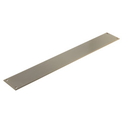 CRES by Frelan 316 Stainless Steel Finger Plate - 550 x 74 x 3mm - Antique Brass