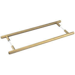 Burlington by Frelan Antique Brass 20mm T-Bar Door Pull Handle - B2B - 425mm c/c - Belgrave Range