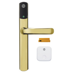 Yale Conexis L2 Electronic Multipoint Smart Lock Door Handle - Polished Brass - SD-L2000-PB
