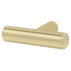 Altro 12mm T-Bar Cabinet Knob - 50 x 32mm - Satin Brass