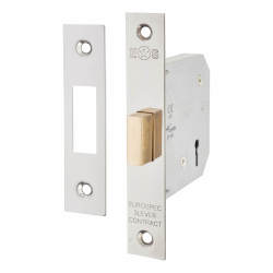 Touchpoint Contract 3 Lever Deadlock - 76mm Case - 57mm Backset - Polished Nickel