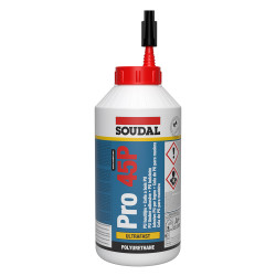 Soudal Pro 45P Polyurethane Wood Adhesive - 750ml - Brown