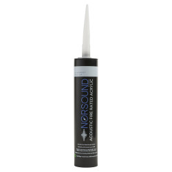Norsound Acoustic Fire Rated Mastic - 310ml - White