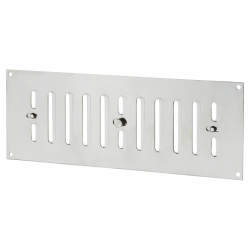 Altro Hit & Miss Vent - 242 x 89mm - Polished Stainless Steel