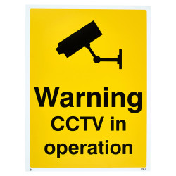 Altro CCTV In Operation Sign -300 x 400mm - Rigid Plastic