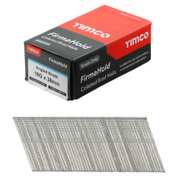 TIMCO FirmaHold Second Fix Brad Nail - 20° Angled - 16 Gauge x 38mm - Stainless Steel - Pack of 2000