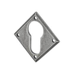 Olde Forge Diamond Escutcheon - 51mm Diameter - Euro - Pewter