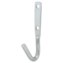 Tubular Garage and Shed Storage Hook - 45mm Depth - Chrome - Pack of 2