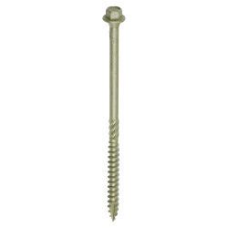 TIMCO Timber Frame Screws Hex Head - 6.7 x 125mm - Green - Pack of 50