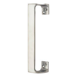 Touchpoint Modern Offset Door Pull Handle - Screw Fix - 180mm Centres - Satin Chrome