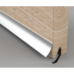 Stormguard ICD Rain Deflector - 914mm Length - Inward/Outward Opening Doors - Silver