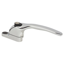 Yale uPVC Offset Espagnolette Locking Multipoint Window Handle - Right Hand - Polished Chrome
