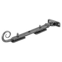 From The Anvil Monkey Tail Casement Window Stay - 8"/203mm Length - Pewter