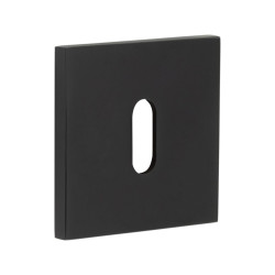 CRES by Frelan Square Escutcheon - 54 x 54mm - Keyhole - Black
