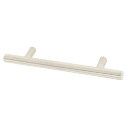 Touchpoint 12mm T-Bar Cabinet Pull Handle - 96mm Centres - Polished Nickel