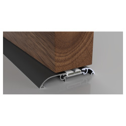 Stormguard FS60 Fire and Smoke Threshold - 914mm Length - Inward/Outward Opening Doors - Black