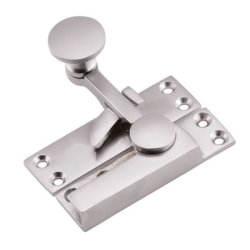 Altro Quadrant Arm Sash Window Fastener - 72 x 21mm - Satin Chrome