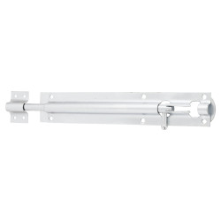 Traditional Tower Gate Bolt - Straight - 262mm Length - Zinc Plated