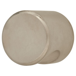 Altro Solid Turned Cylinder Cabinet Knob - 30mm Diameter - Satin Stainless Steel