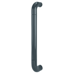 Hoppe AR602/425 Nylon D-Bar Door Pull Handle - Bolt Fix - 425mm c/c - Anthracite Grey