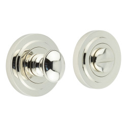 Burlington by Frelan Inner 1 Turn & Release with Stepped Rose - 47mm Diameter - Pol Nickel