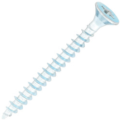 SiDAX General Purpose Pozi Countersunk Wood Screws - 5.0 x 50mm - Zinc Plated - Pack of 200