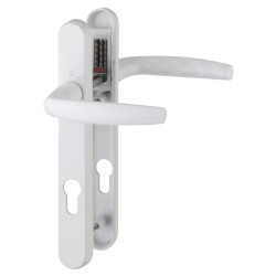 Hoppe Atlanta 1530/3831N uPVC Multipoint Door Handle - 122mm Bolt c/c - 92mm c/c - White