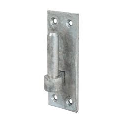Medium Duty Hook On Plate - 12mm Pin - Galvanised - Pair