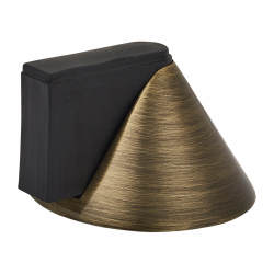 Altro Designer Conical Floor Door Stop - 40 x 32mm - Antique Brass